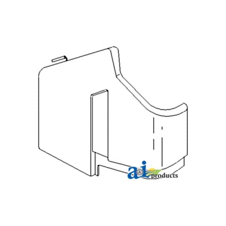 A & I Products Cowl, (RH) 22" x20" x11" A-AL31039